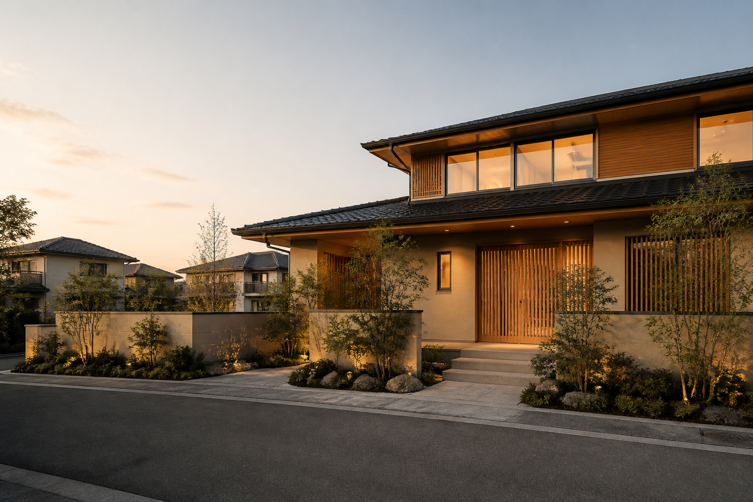 木の温もりを感じる注文住宅